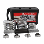 ChromeLux SpinLock Dumbbell Set